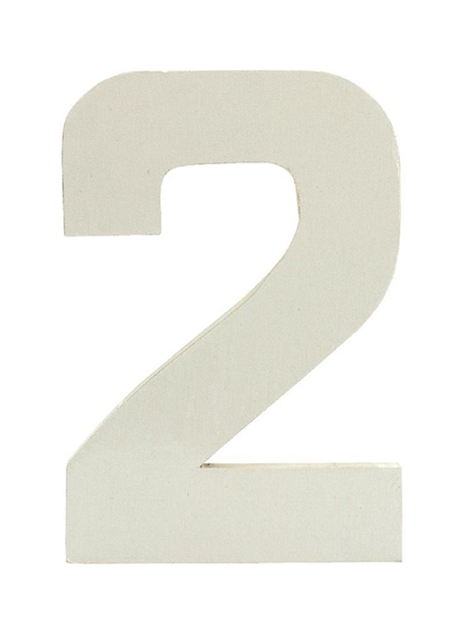 Phoenix Canvas Panel Board Number Rough Finish White