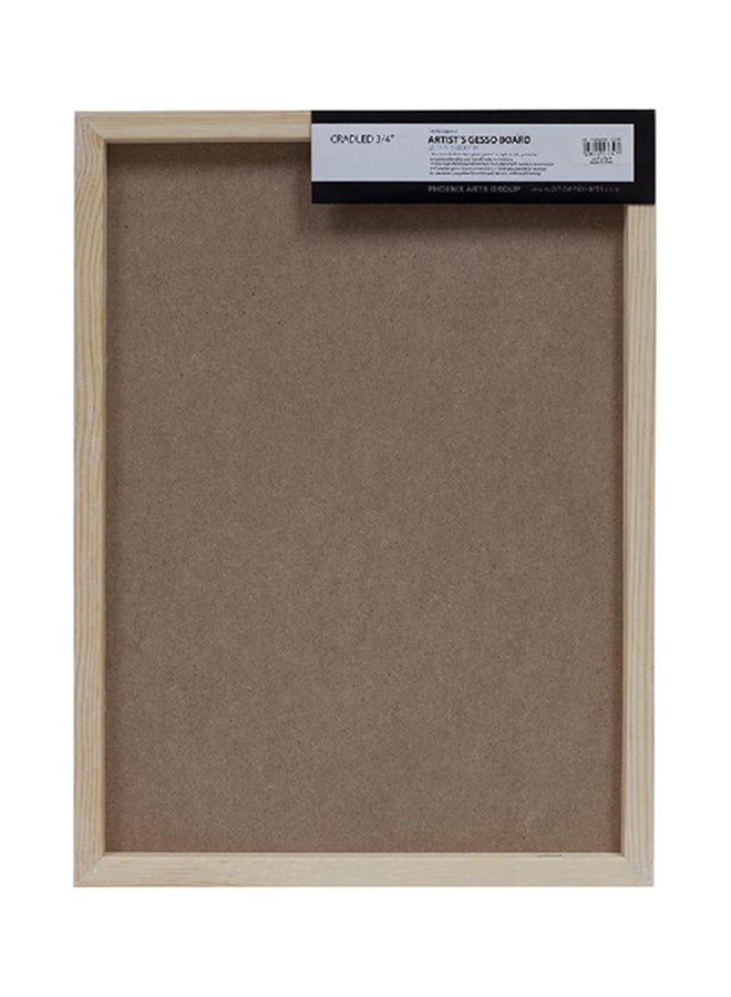 Phoenix Artists Gesso Canvas Panel Board Rectangle White - Image 2