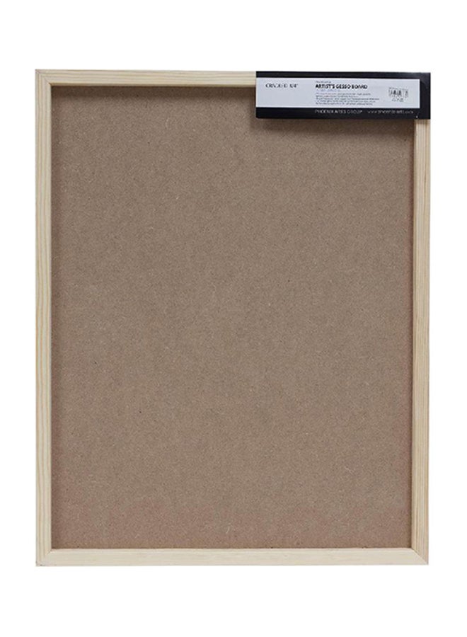 Phoenix Artists Gesso Canvas Panel Board Rectangle White - Image 2