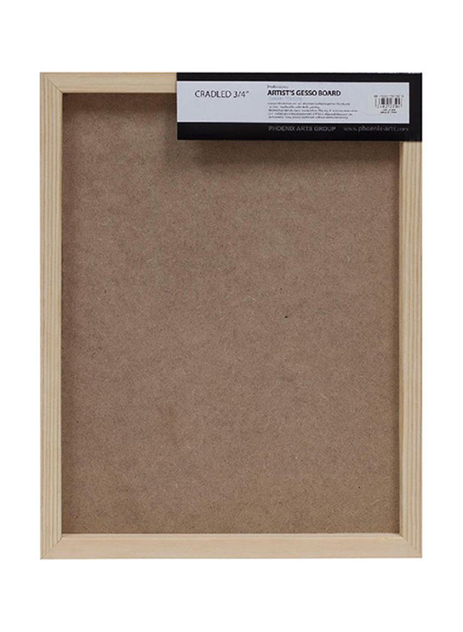 Phoenix Artists Gesso Canvas Panel Board Rectangle White - Image 2