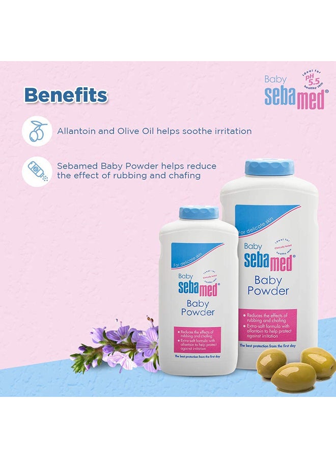 Sebamed Baby Powder With Olive Oil And Allantion For Delicate Skin 200g  - Image 3
