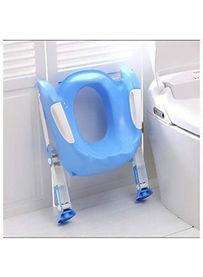 Generic Portable Folding Trainer Toilet Potty Training Ladder Chair For Kids  - Image 3