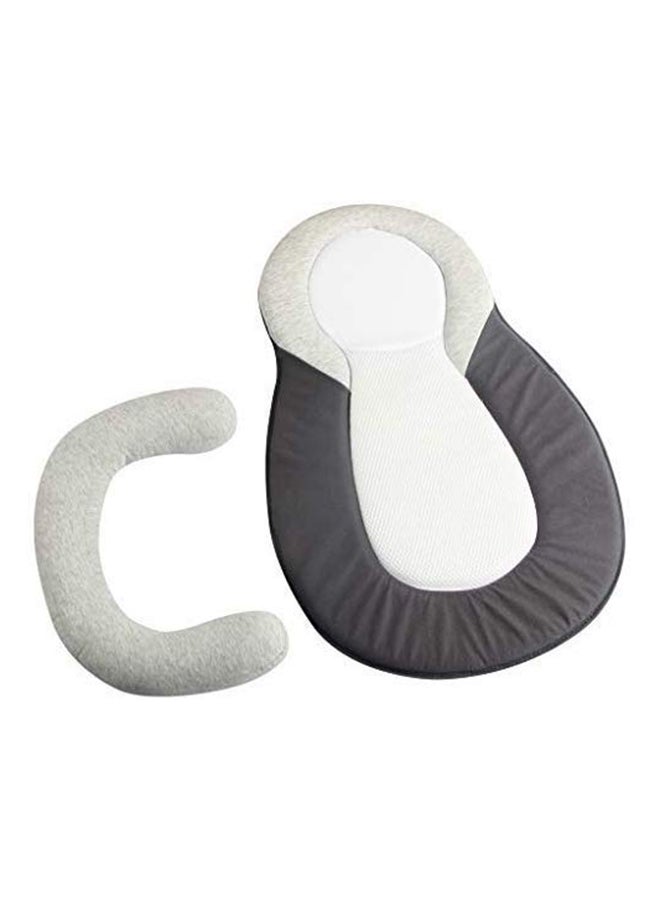 Baby Orthopedic Pillow For Flat Head Syndrome Prevention Anti - Roll Adjustable Crib Mattress  - Image 3