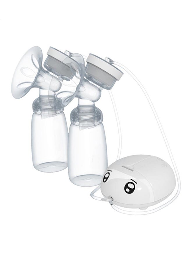 Bilateral Double Electric Massage Breast Pump Set For Baby Feeding - Image 1