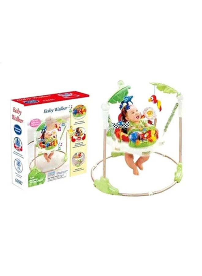 Generic - Adjustable Rainforest Jumparoo Walker With Seat And Jumper - Image 1