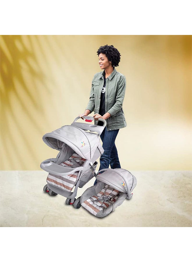 Baby love - Lightweight Comfortable and Durable Baby Stroller With Soft Padded Car Seat - Image 1