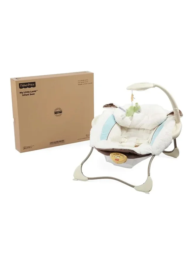Baby love My Little Lamb Infant Rocking Chair For Kids - White