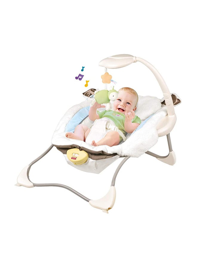 Baby love My Little Lamb Infant Rocking Chair For Kids - White  - Image 4
