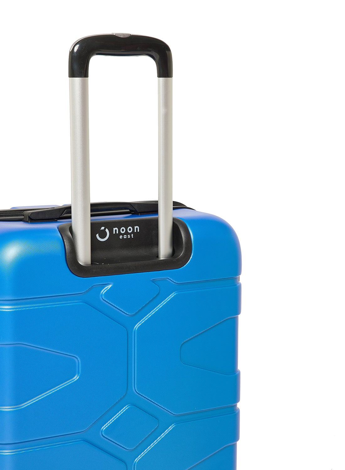 3-Piece ABS Hardside Spinner Iron Rod Luggage Trolley Set With TSA Lock 20/24/28 Inch Cobalt Blue 
