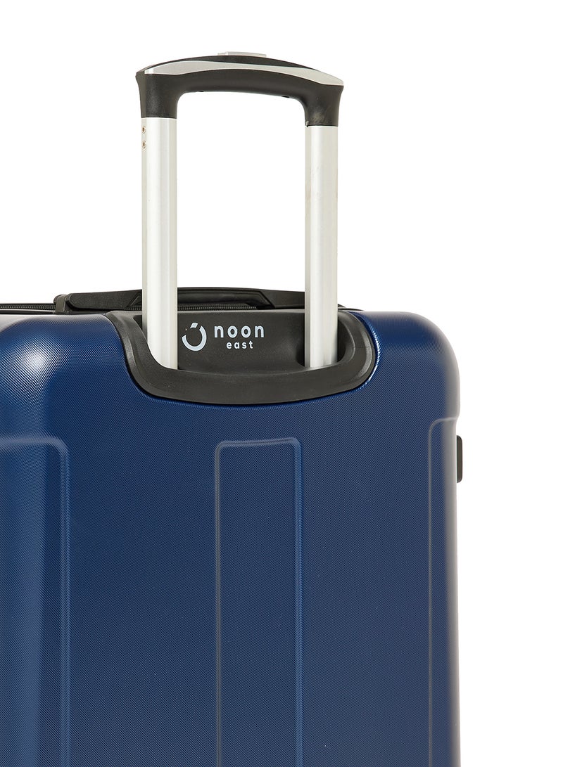 Noon East 3-Piece ABS Hardside Spinner Iron Rod Luggage Trolley Set With TSA Lock 20/24/28 Inch Dark Blue  - Image 4
