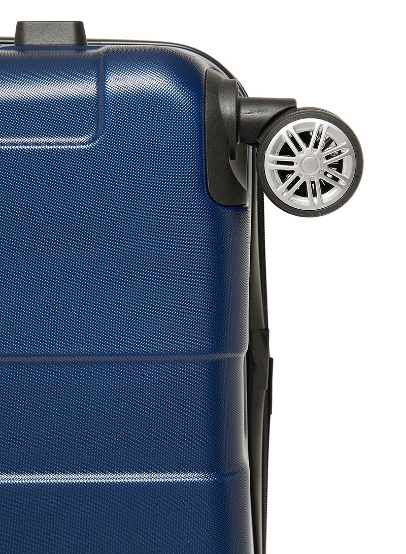 Noon East 3-Piece ABS Hardside Spinner Iron Rod Luggage Trolley Set With TSA Lock 20/24/28 Inch Dark Blue  - Image 5