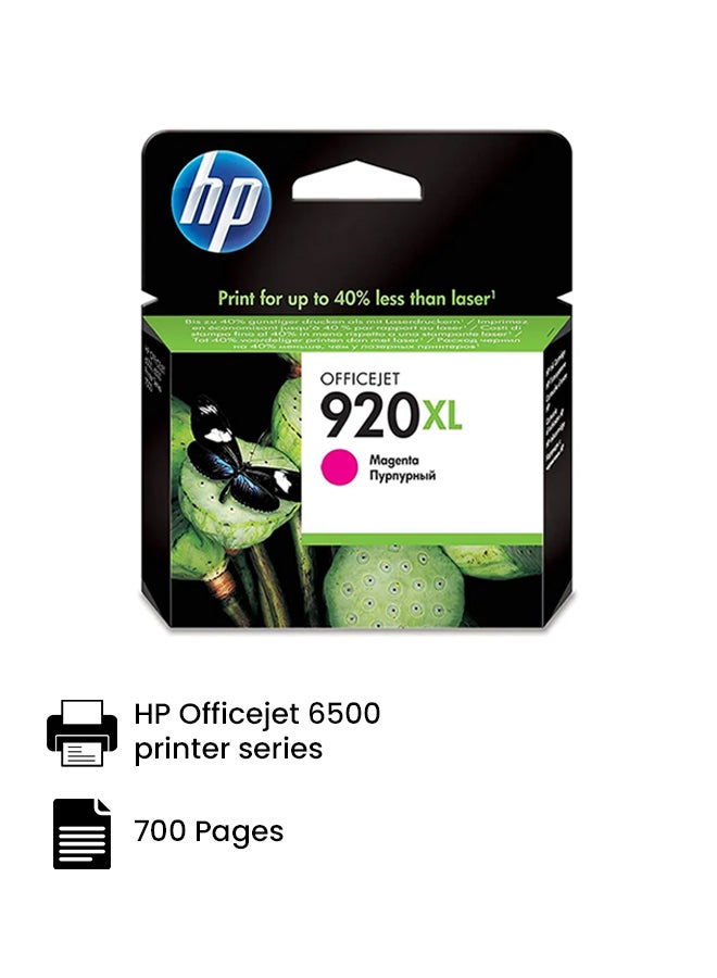 HP - CD973AE HP 920XL  Ink Cartridge Magenta - Image 1