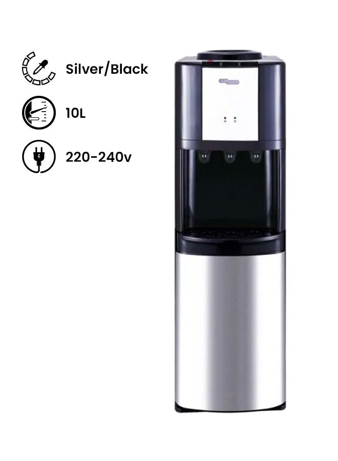 SUPER GENERAL Water Dispenser With Spacious Cabinet 10L SGL2271 Silver/Black - Image 1