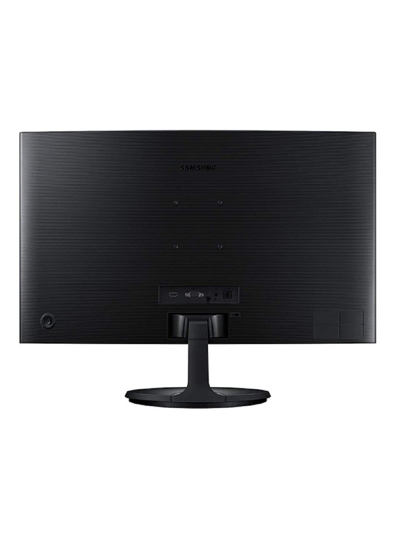 Samsung - 24-inch Cf390 Curved Monitor With The Deeply Immersive Viewing Experience Lc24f390fhmxue black - Image 1
