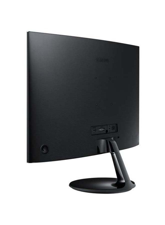 Samsung - 24-inch Cf390 Curved Monitor With The Deeply Immersive Viewing Experience Lc24f390fhmxue black - Image 1