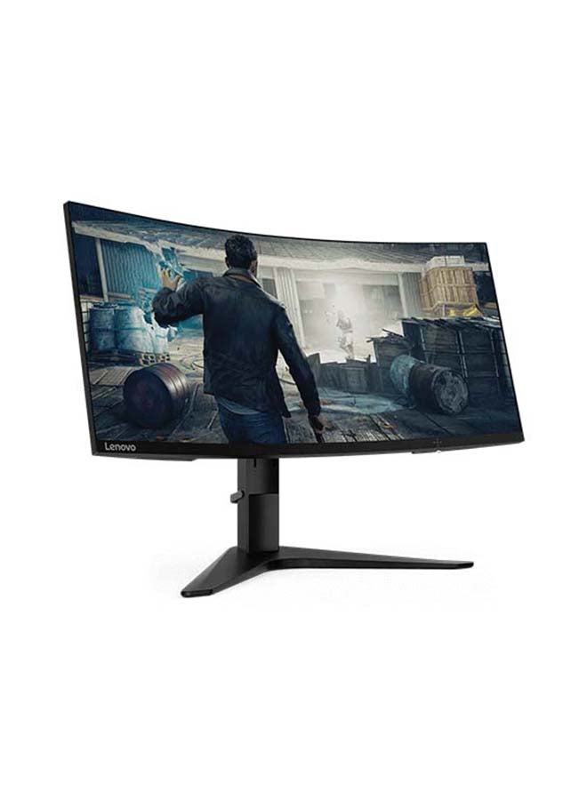 Lenovo - 34-Inch G34w-10 Ultra-Wide Curved Gaming Monitor / 144Hz / AMD FreeSync / 34inch Black - Image 1