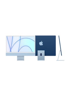 Apple iMac All In One Desktop With 24-Inch Retina 4.5K Display: M1 Chip With 8‑Core CPU And 8‑Core GPU Processer/8GB RAM/256GB SSD/Integrated Graphics English Blue  - Image 4