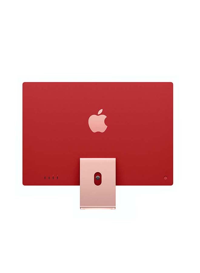 Apple - iMac All In One Desktop With 24-Inch Retina 4.5K Display: M1 Chip With 8‑Core CPU And 7‑Core GPU Processer/8GB RAM/256GB SSD/Integrated Graphics English Pink - Image 1