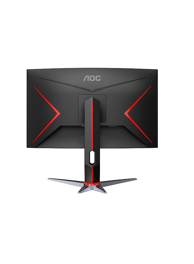 AOC - AOC 27 inch, CQ27G2, VA QHD frameless curved gaming monitor with 144 Hz refresh rate, 1ms response rate, HDMI Black - Image 1