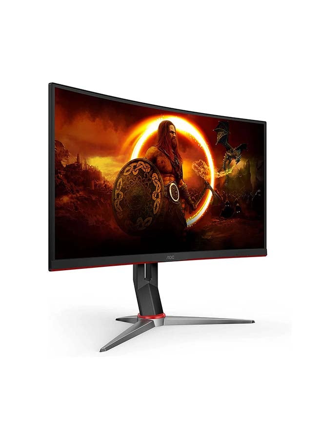 AOC - AOC 27 inch, CQ27G2, VA QHD frameless curved gaming monitor with 144 Hz refresh rate, 1ms response rate, HDMI Black - Image 1