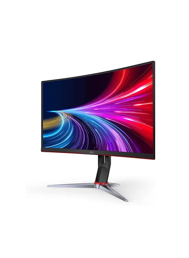 AOC - C27G2Z Curved Frameless Ultra-Fast Gaming Monitor, FHD 1080p, 0.5ms 240Hz, FreeSync, HDMI/DP/VGA, Height Adjustable, 3-Year Zero Dead Pixel Guarantee, Xbox PS5 Switch 27inch Black - Image 1
