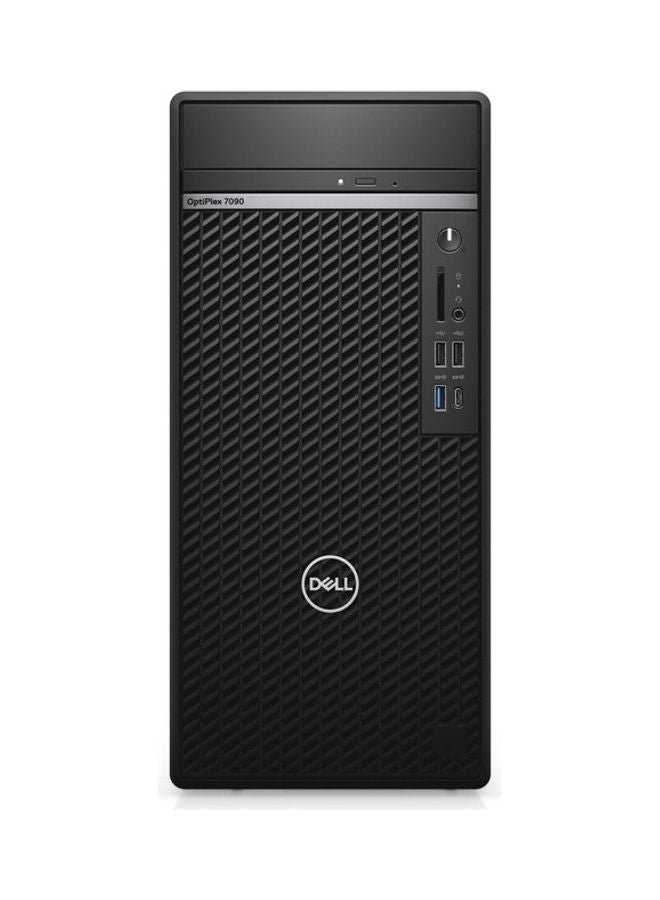 DELL - Optiplex 7090 Tower PC, Core i7 11700 Processor/32GB RAM/1TB HDD + 256GB SSD/4GB Nvidia GeForce GTX Graphics Card/Windows 10/International Version Black - Image 1