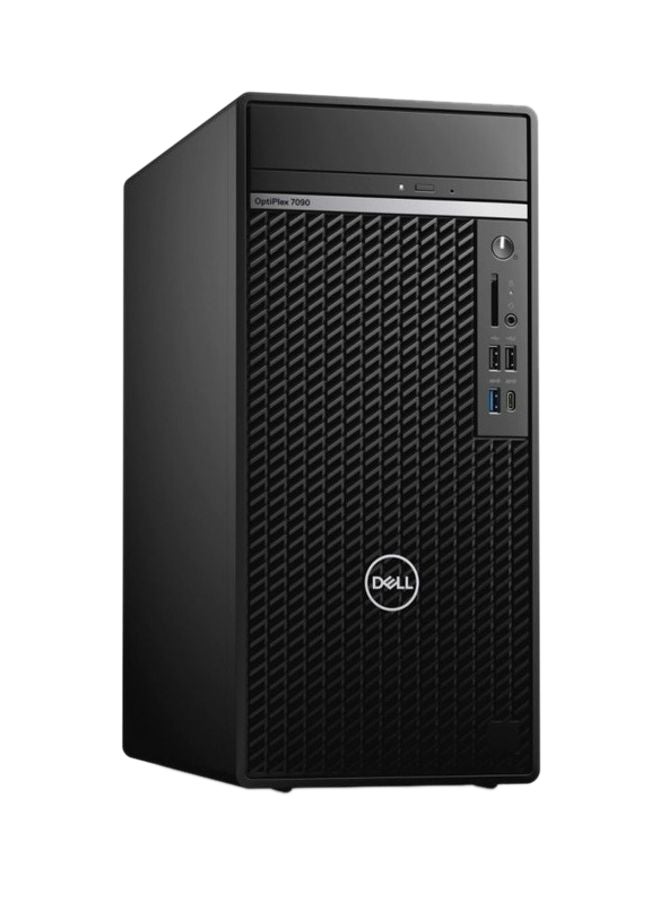 DELL - Optiplex 7090 Tower PC, Core i7 11700 Processor/32GB RAM/1TB HDD + 256GB SSD/4GB Nvidia GeForce GTX Graphics Card/Windows 10/International Version Black - Image 1