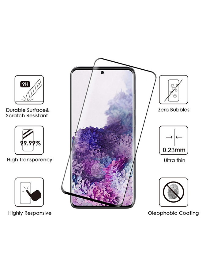 MARGOUN - Samsung Galaxy S21 Ultra 5G Screen Protector Tempered glass  6.8 inch Clear/Black - Image 1