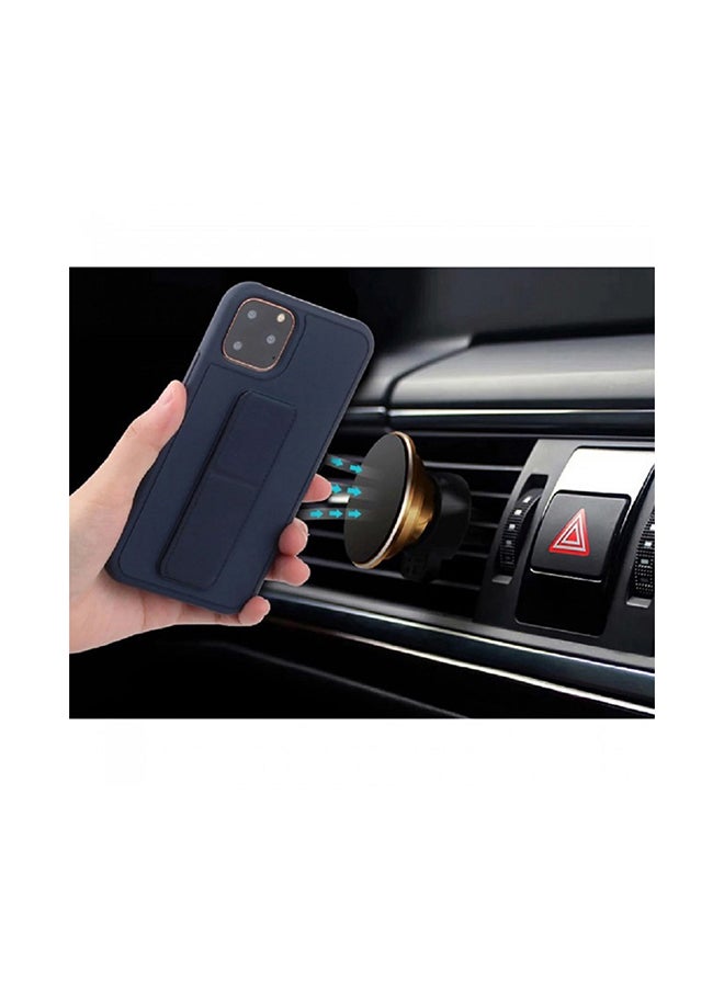 MARGOUN - Protective Case Cover with Finger Grip Stand for Apple iPhone 12 Pro Blue - Image 1