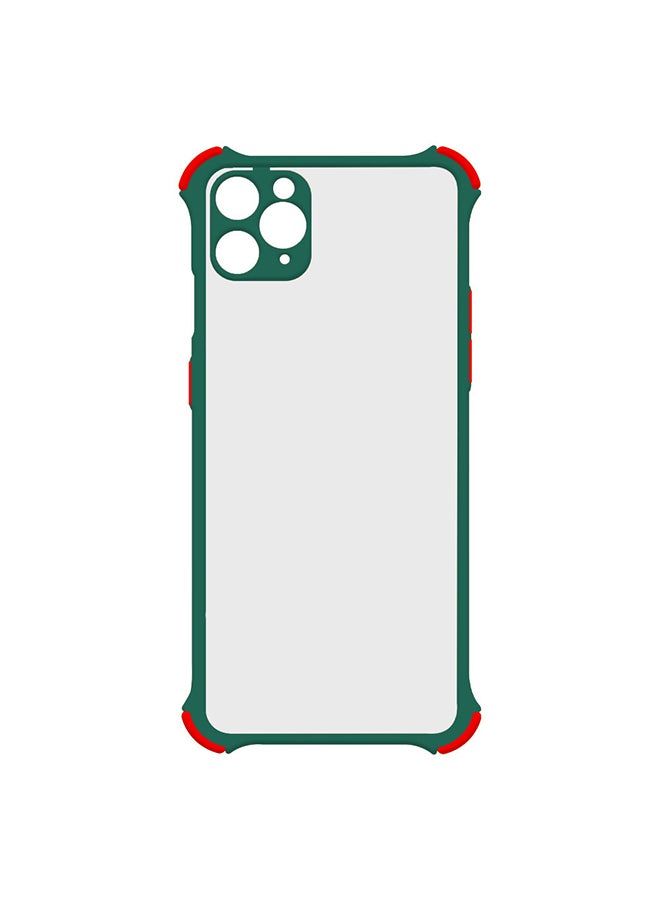 MARGOUN Protective Case Cover For Apple iPhone 11 Pro Clear/Dark Green - Image 1