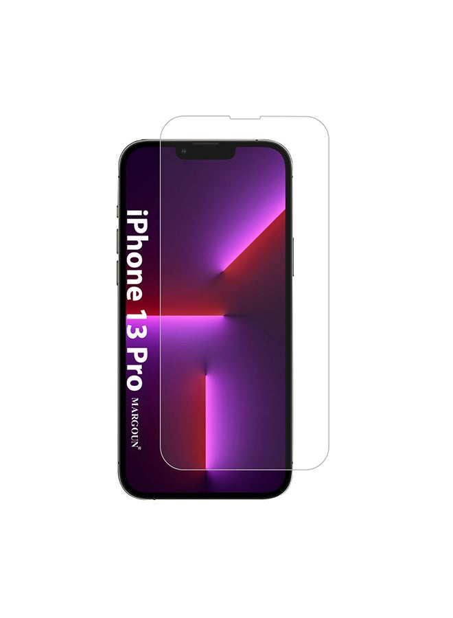 MARGOUN Screen Protector Tempered Glass for iPhone 13 Pro/13 (6.1 inch) Clear - Image 1