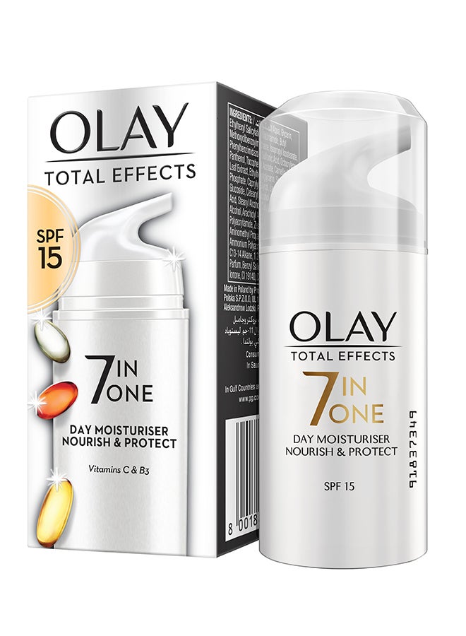 Olay - Total Effects 7 In One Day Moisturiser Cream With SPF 15 15ml - Image 1