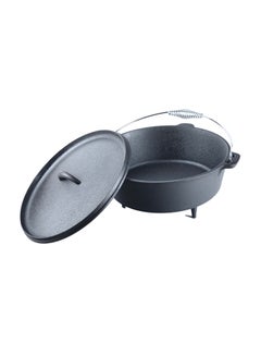PROCILA Cast Iron BBQ Cooking Pot Black 4.7Liters  - Image 3