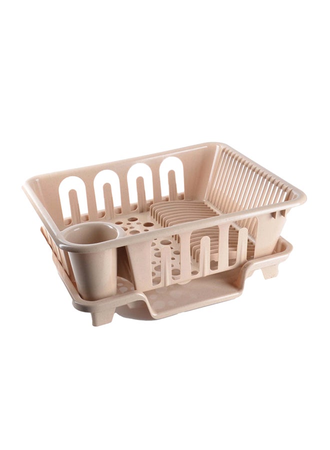Dove Dish Drainer With Tray Beige 50x18x40cm  - Image 1