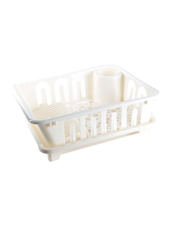 Dove Dish Drainer With Tray Ivory 50x18x40cm  - Image 2
