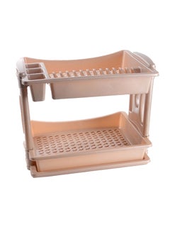 Dove 2-Tier Dish Rack Beige 50x40x36cm  - Image 2