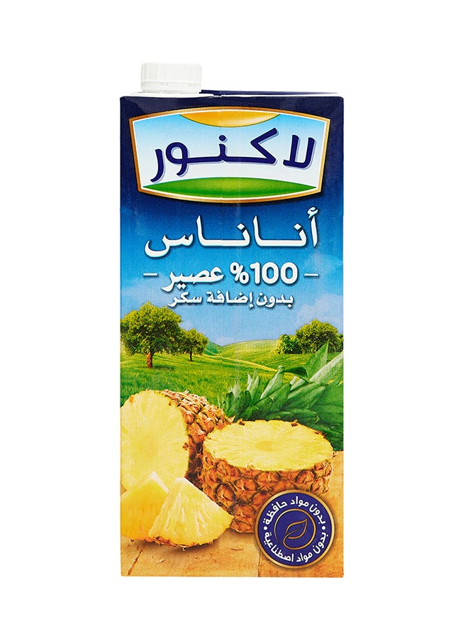 لاكنور - عصير خالٍ من السكر أناناس 1لترات - Image 1