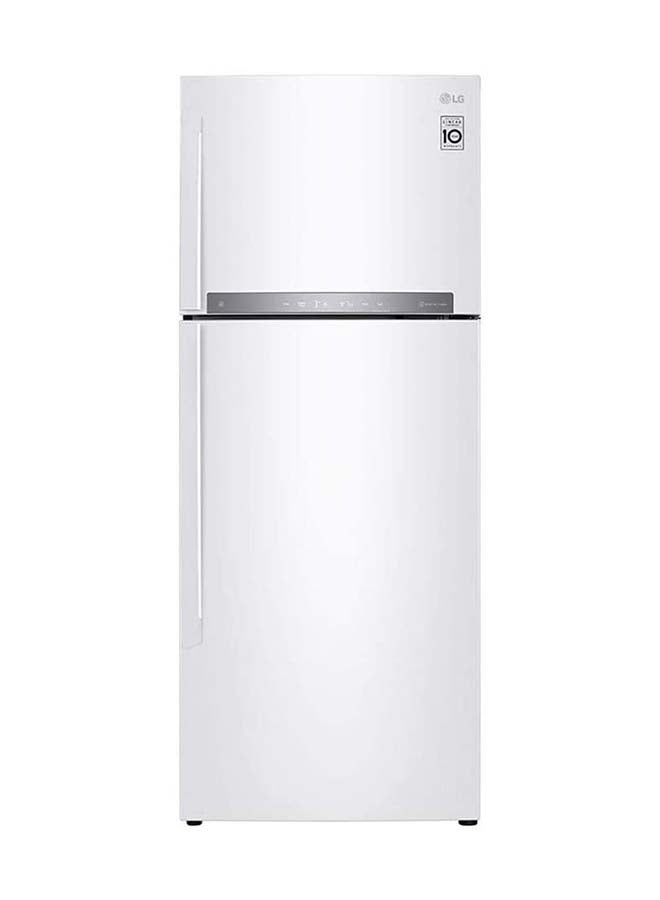 LG 438 Liter Double Door Refrigerator With Inverter Linear Compressor LT17HBHWLN White  - Image 1