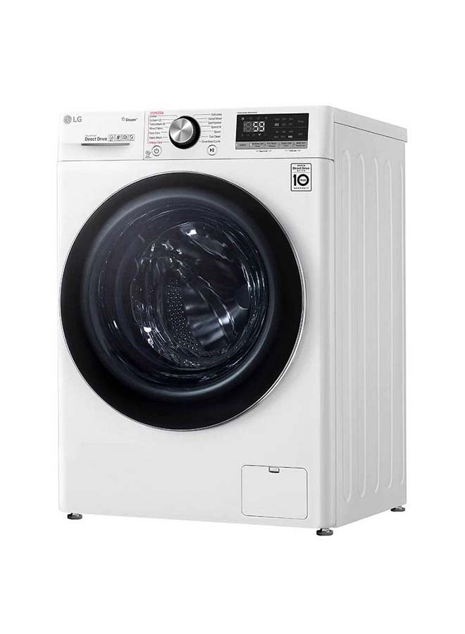 إل جي Front Automatic Washing Machine 10.5 Kg/ Dry 75%/ Turbo Wash/ Wi-Fi/ Direct Drive Motor With AI/ Chinese Industry WFV1214WHT1 White  - Image 2