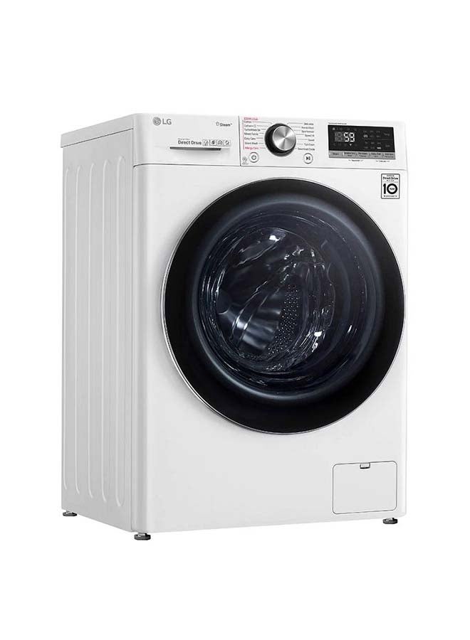 إل جي Front Automatic Washing Machine 10.5 Kg/ Dry 75%/ Turbo Wash/ Wi-Fi/ Direct Drive Motor With AI/ Chinese Industry WFV1214WHT1 White  - Image 3