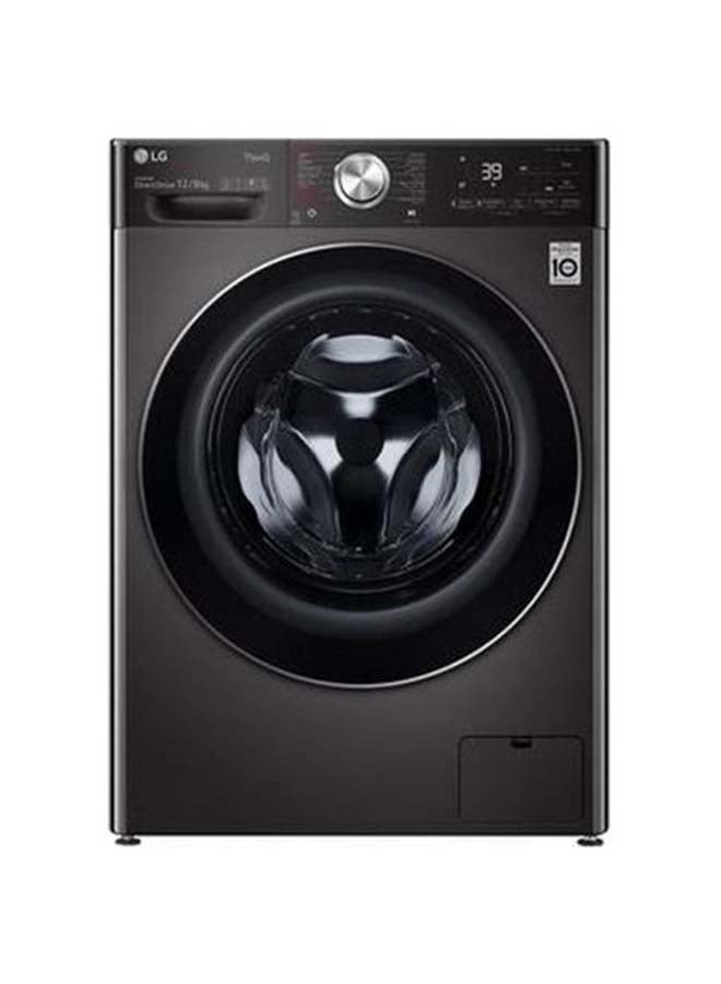 LG - Front Load Steam Washer With ThinQ Wi-Fi Technology 12 kg WSV1208BST Steel Silver - Image 1