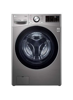 LG 15 Kg Washer With 8 Kg Dryer Front Load Washing Machine WS1508XMT Steel Silver  - Image 1