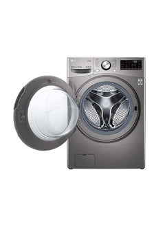LG 15 Kg Washer With 8 Kg Dryer Front Load Washing Machine WS1508XMT Steel Silver  - Image 3