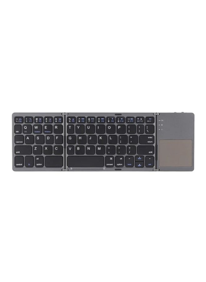 Wireless Foldable Keyboard With Touchpad Dark Grey - v1648549722/N28817506A_6