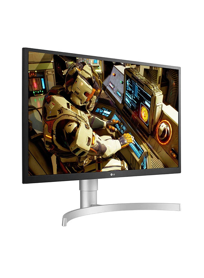 LG - 27UL550-W 27 inch IPS LED UHD Monitor With 60Hz, AMD FreeSync and HDMI White - Image 1