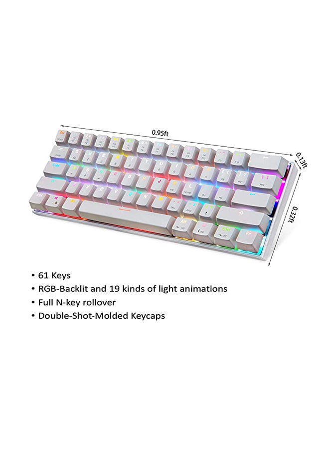Wired Mechanical Keyboard White