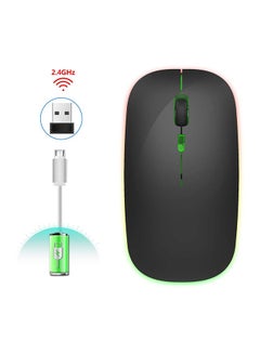 Generic 600.0 mAh M40 Ultra-Thin Wireless Mouse Black  - Image 5