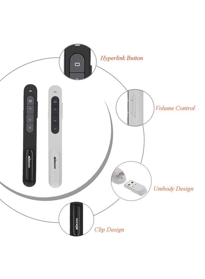 Wireless PowerPoint Remote Controller Pen With USB Receiver Black - v1648549731/N40674061A_5