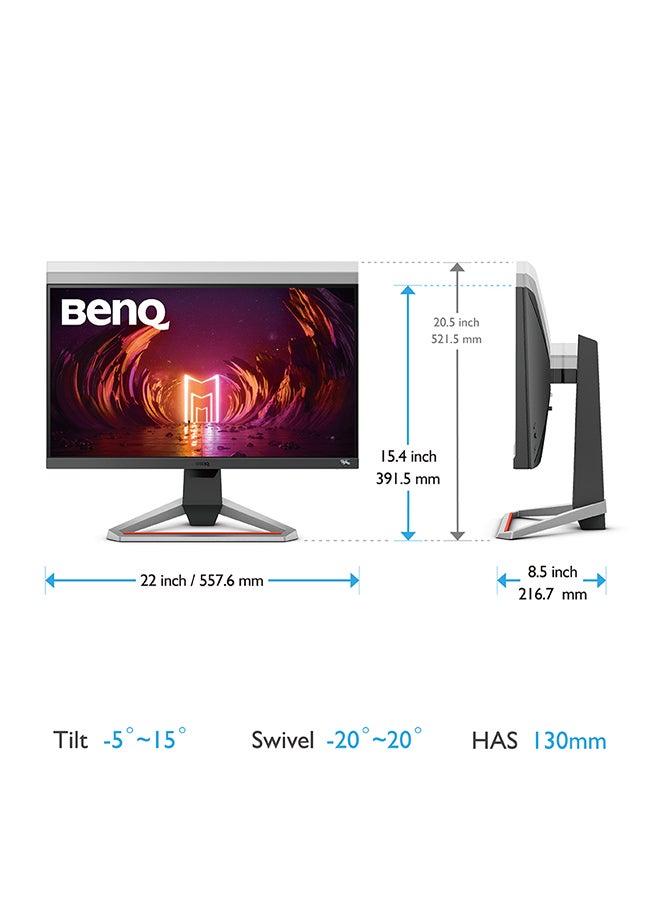 BenQ - EX2510 24.5 inch IPS LED Full HD Gaming Monitor With 144Hz, AMD FreeSync and DisplayPort HDMI Dark Grey 24.5inch Dark Grey - Image 1