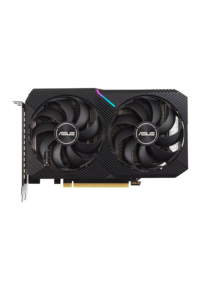 ASUS - ASUS Dual NVIDIA GeForce RTX 3060 V2 OC Edition 12GB GDDR6 Gaming Graphics Card (PCIe 4.0, 12GB GDDR6 Memory, HDMI 2.1, DisplayPort 1.4a, 2-Slot Design, Axial-tech Fan Design, 0dB Technology) Black - Image 1